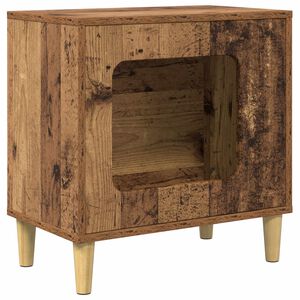 vidaXL Mačja Kuća Staro drvo 51 x 30 x 52 cm Konstruirano drvo