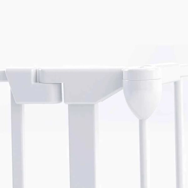 Noma sigurnosna ograda s 5 panela Modular metalna bijela