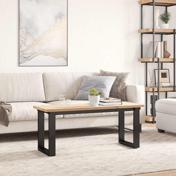 vidaXL Ploča za stol 110 x 40 x 2,5 cm od masivne borovine pravokutna