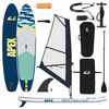 vidaXL Naduvivi SUP s jedrom APEX 330 x 76 x 15 cm Plava za