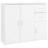 vidaXL Komoda bijela 91 x 29,5 x 75 cm od konstruiranog drva