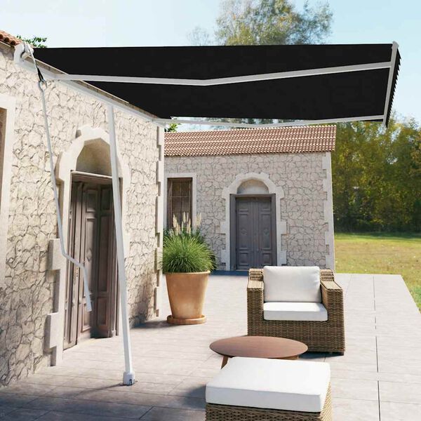 vidaXL Samostojeća automatska tenda 300 x 250 cm antracit
