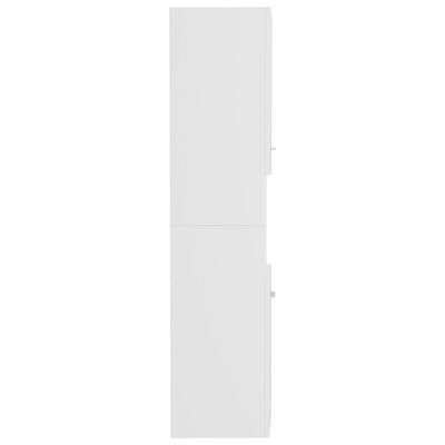 vidaXL Kupaonski ormarić bijeli 30 x 30 x 130 cm od iverice