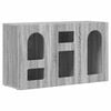 vidaXL Kreveta ELST Siva Sonoma 100 x 35 x 59 cm Konstruirano drvo