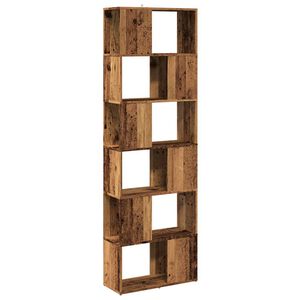 vidaXL Ormarić za knjige/Sobna pregrada staro drvo 60x24x186 cm
