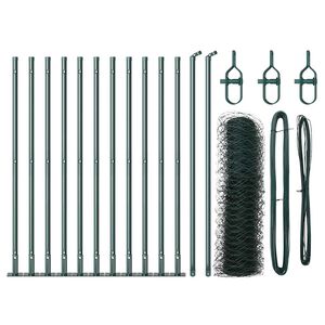 vidaXL Stup za ogradu Zelena