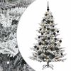vidaXL Umjetno božićno drvce s kuglicom 150 cm 150 LED lampica
