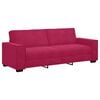 vidaXL Trosjed Kauč Vinsko Crvena 220x78x84 cm Bar&scaron;un