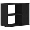 vidaXL Kreveta Crni hrast 60 x 30 x 50 cm Konstruirano drvo