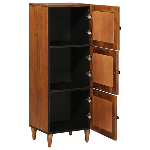 vidaXL Highboard s pohranom Orah 40 x 33 x 110 cm Čvrsto drvo manga