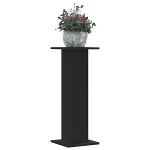 vidaXL Stalci za biljke 2 kom crni 30 x 30 x 80 cm konstruirano drvo