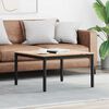 vidaXL Kava Stol Prirodna 80 x 80 x 45 cm Čvrsto borovo drvo