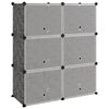 vidaXL Stalak za cipele crni 84,5 x 31 x 93,5 cm PP