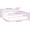 vidaXL Box Spring krevet s madracima ružičasti 180x210 cm bar&scaron;un