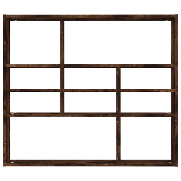 vidaXL Zidna polica boja hrasta 90 x 16 x 78 cm konstruirano drvo