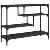 vidaXL Konzolni stol crni 100 x 30 x 75 cm od konstruiranog drva