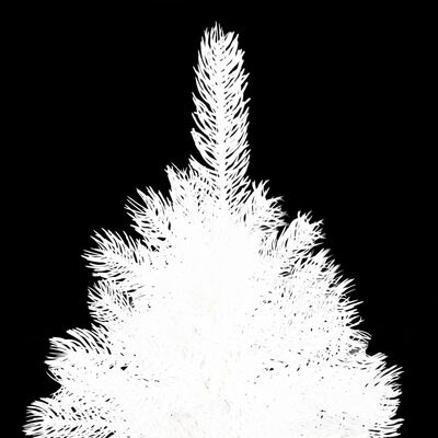 vidaXL Umjetno božićno drvce s realističnim iglicama bijelo 240 cm
