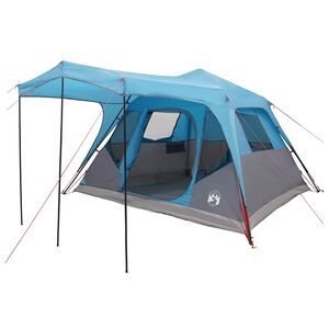 vidaXL Obiteljski &scaron;ator Plava 305 x 275 x 190 cm Poliester i čelik