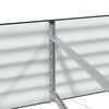 vidaXL Povišena vrtna gredica Zelena 400 x 80 x 44 cm Čelik