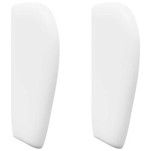 vidaXL U&scaron;i uzglavlja Bijelo PVC
