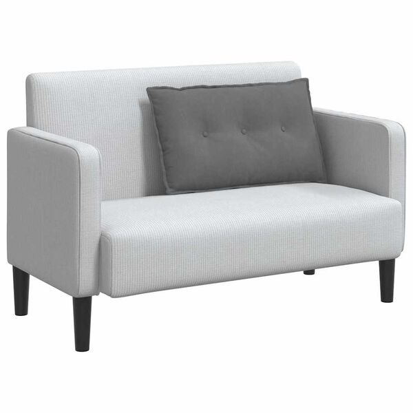 vidaXL Jastuk za leđa Tamno siva 80 x 50 cm Mikrofiber tkanina