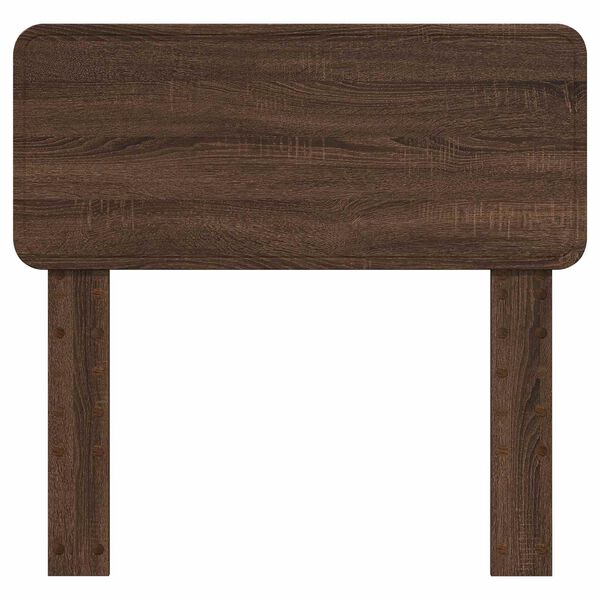 vidaXL Uzglavlje s uzglavljem Smeđi hrast 75 cm Konstruirano drvo