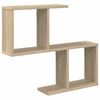 vidaXL Polica na zidu Hrast sonoma 60 x 12 x 50,5 cm Konstruirano drvo