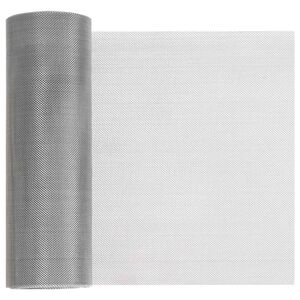vidaXL Mrežna tkanina 20 x 1000 cm 30 Mesh Nehrđajući čelik 201