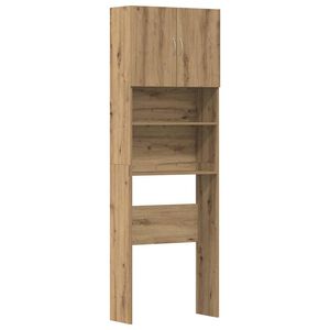 vidaXL Ormarić za perilicu rublja boja hrasta 64x24x190 cm drveni