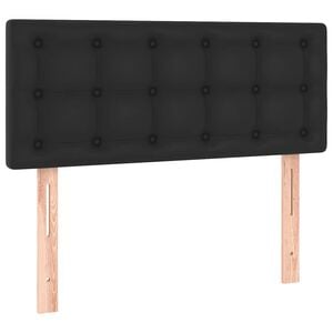 vidaXL Uzglavlje crno 100x5x78/88 cm od umjetne kože