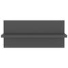 vidaXL Zidne police 4 kom sive 40 x 11,5 x 18 cm od konstruiranog drva