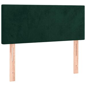 vidaXL Uzglavlje tamnozeleno 80 x 5 x 78/88 cm bar&scaron;unasto