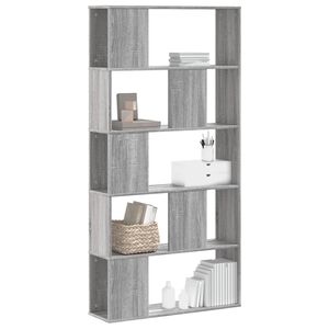 vidaXL Regal za knjige 5 razina boja hrasta 80,5x23,5x162,5 cm drveni