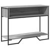 vidaXL Konzolni stol boja hrasta 100 x 35 x 74,5 cm konstruirano drvo