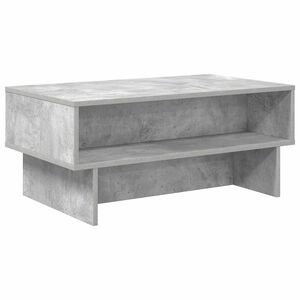 vidaXL Kava Stol Betonski sivi 80 x 46 x 35 cm Konstruirano drvo