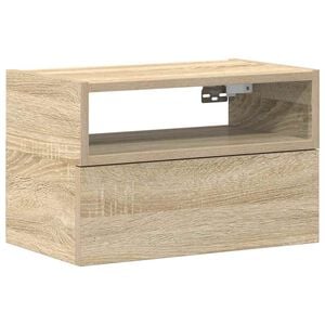 vidaXL Zidni noćni ormarić sonoma hrast 45x26x28,5 cm