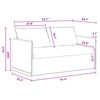 vidaXL Sofa Tamno siva 156 x 82 x 85 cm tkanina