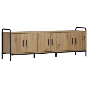 vidaXL TV ormar 146 x 33 x 50 cm Hrast artisan Konstruirano drvo