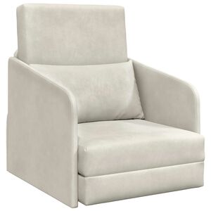 vidaXL Krevet na razvlačenje Krema 65 x 80 x 83 cm Bar&scaron;un