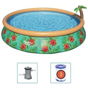 Bestway Fast Set set bazena na napuhavanje Paradise Palms 457 x 84 cm