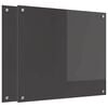 vidaXL Kuhinjski zid 2 pcs Tamno siva 70 x 60 cm