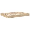 vidaXL Krevet s policama sonoma hrast 160 x 200 cm Konstruirano drvo
