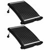 vidaXL Zakrivljeni solarni paneli za grijanje bazena 2 kom 72,5x46 cm