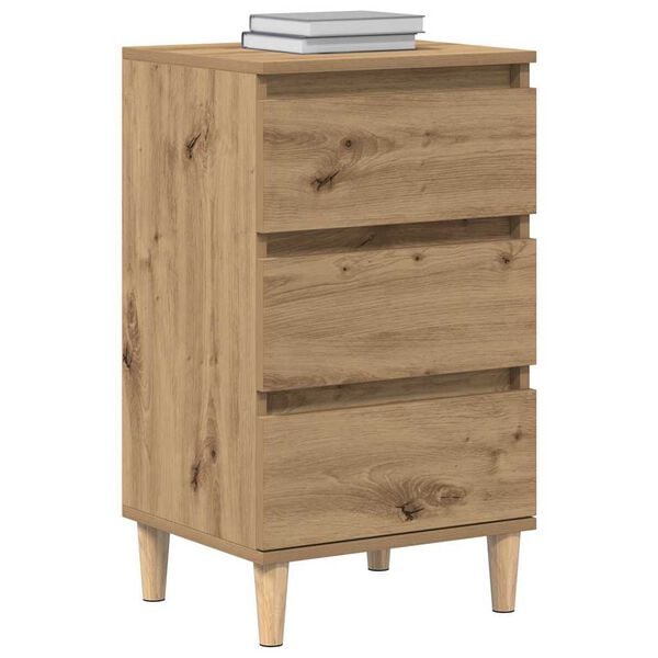 vidaXL Noćni ormar hrast artisan 40 x 35 x 70 cm Konstruirano drvo