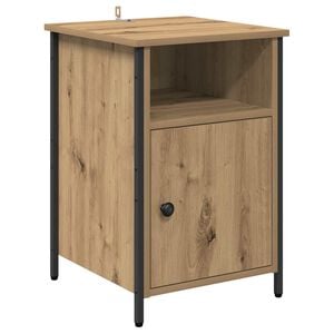 vidaXL Noćni ormar Umjetnički hrast 40 x 42 x 60 cm Konstruirano drvo