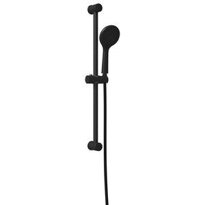 vidaXL Set sustava za tu&scaron; Crna 70 cm Nehrđajući čelik