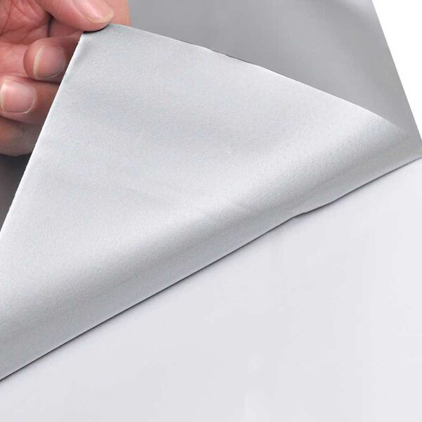 vidaXL Folija za automobil mat srebrna 100 x 150 cm