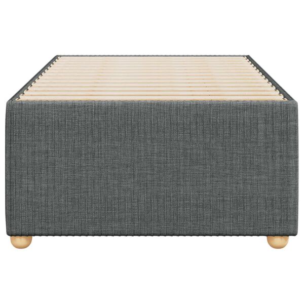 vidaXL Okvir za krevet bez madraca tamnosivi 80x200 cm od tkanine