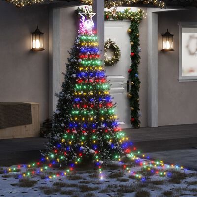 vidaXL Svjetlo za božićno drvce 320 LED šarene 375 cm