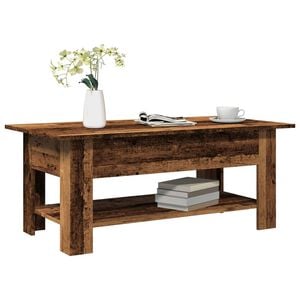 vidaXL Stolić za kavu boja staro drvo 102x55x42 cm konstruirano drvo